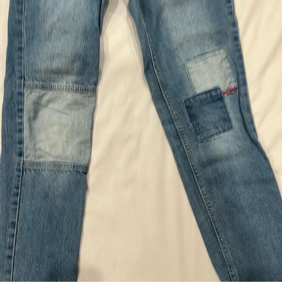 Hanna Andersson lot of jeans. Size 150 (size 12). 5 jeans. 100% cotton - Picture 12 of 14